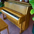 2003 Charles R Walter studio piano, oak - Upright - Studio Pianos